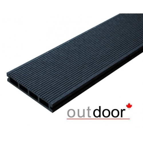 Террасная доска ДПК Outdoor 150*25*4000 мм. вельвет/шлифованная черная (коллекция 2) Террасная доска ДПК Outdoor 150*25*4000 мм. вельвет/шлифованная черная (коллекция 2)